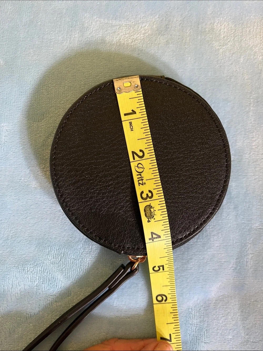 LC Lauren Conrad “Party Fund” Round Coin Pouch Wristlet | NEW